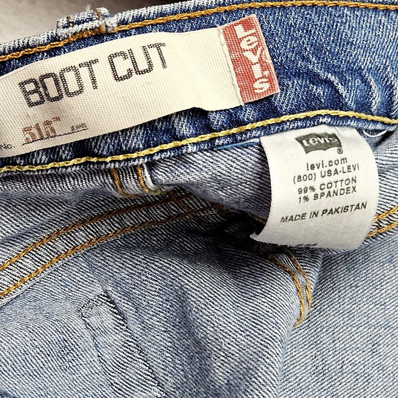 Upcycled Jean Jacket Denim Levis Patched Patched Unique Handmade‎ Unique Open - Picture 10 of 10